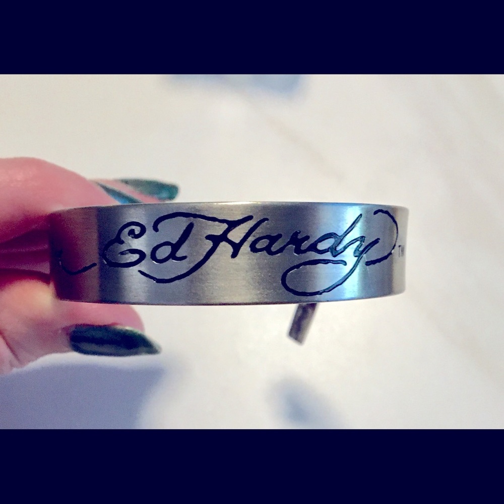 Ed Hardy Stainless Steel Bracelet
